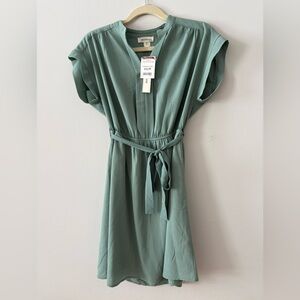 Monteau Green Dress, L fits like a small